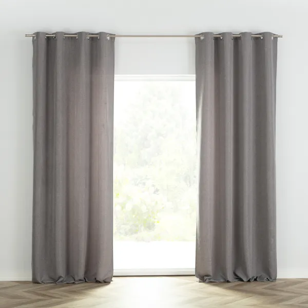 Záves BASIC s kolieskami 140x280 cm sivý melanžový 1 ks.
