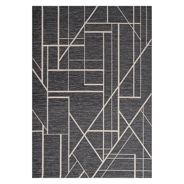 Koberec Velvet beige/petrol blue 160x230cm