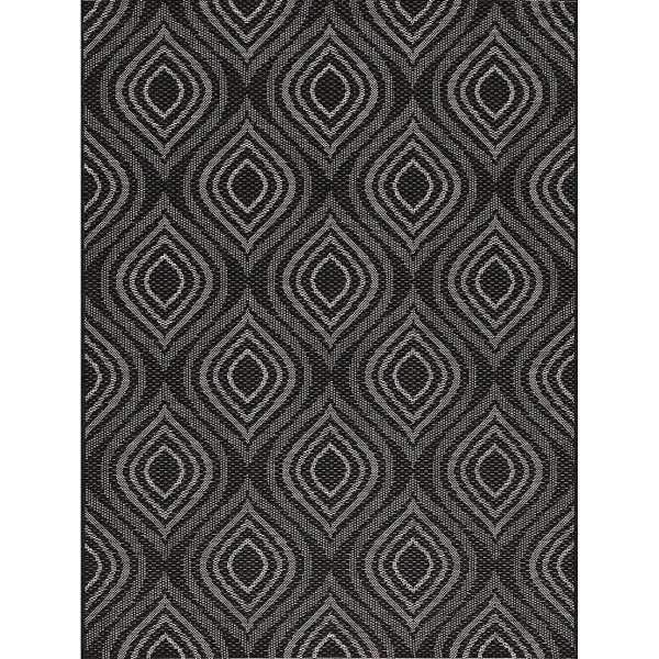 Koberec Breeze black/ clif grey 120 x 170 cm