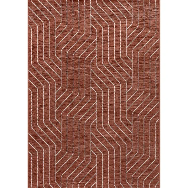 Koberec Velvet beige/rust 120x170cm