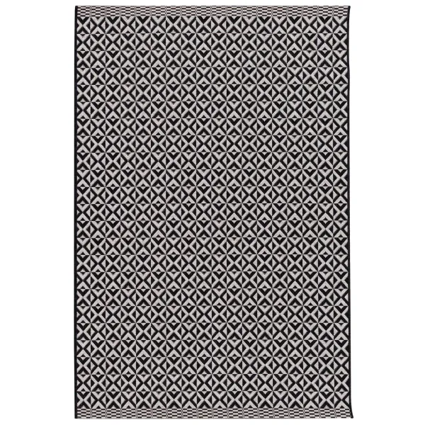Koberec Modern Geometric black/beige 120x170cm