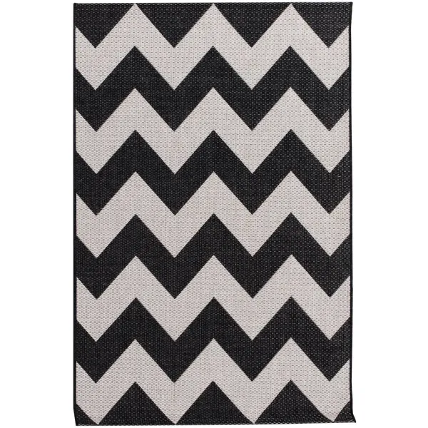 Koberec Modern Chevron black/beige 160x230cm