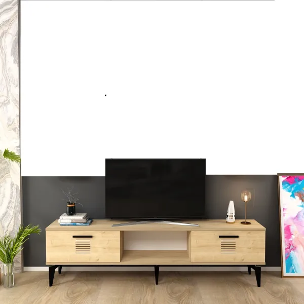 HAPPY TV stolík na nožičkách, dub