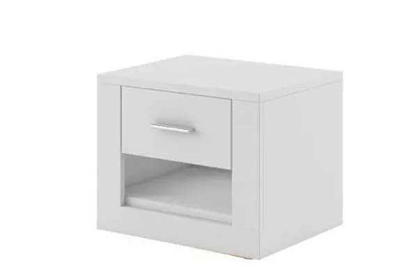 IDEAL nočný stolík 07, biela