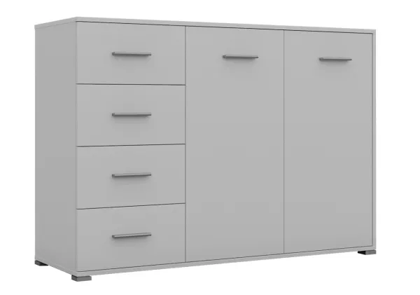 RADAN kombinovaná komoda 2D4S, biela nymfea alba