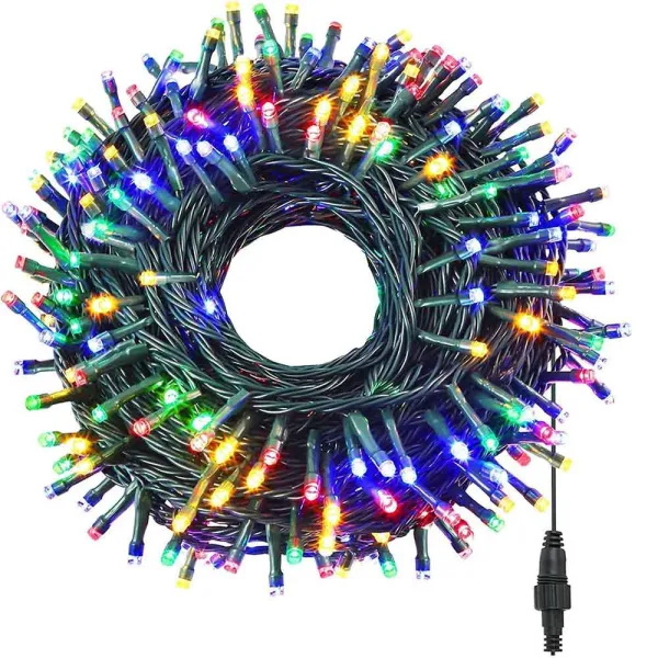 LED reťazové svetlá v rôznych veľkostiach a farbách - 240 LED - farebné
