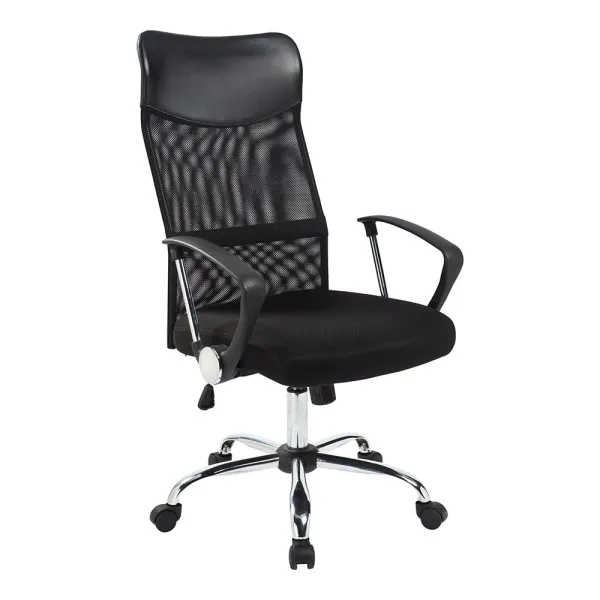 Ergonomické kancelárske kreslo s vysokou opierkou, 3 rôzne farby- čierne