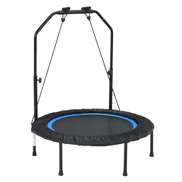 Fitness trampolína s madlom
