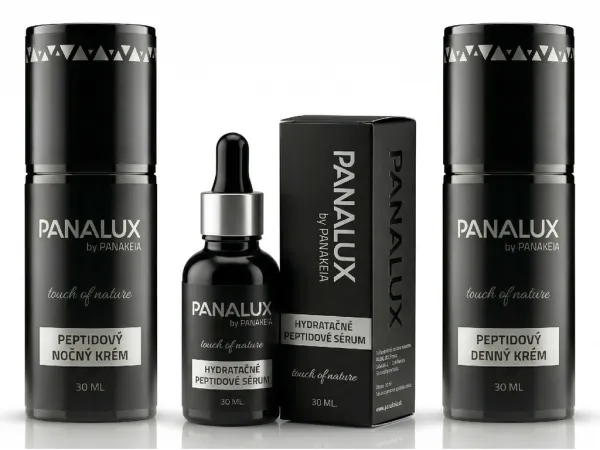PANALUX by PANAKEIA Peptidový set denný, nočný krém a sérum 3x30ml