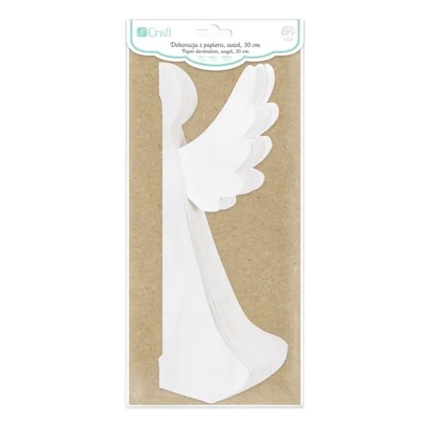 Dekorácia z papiera Anjel - 30 cm