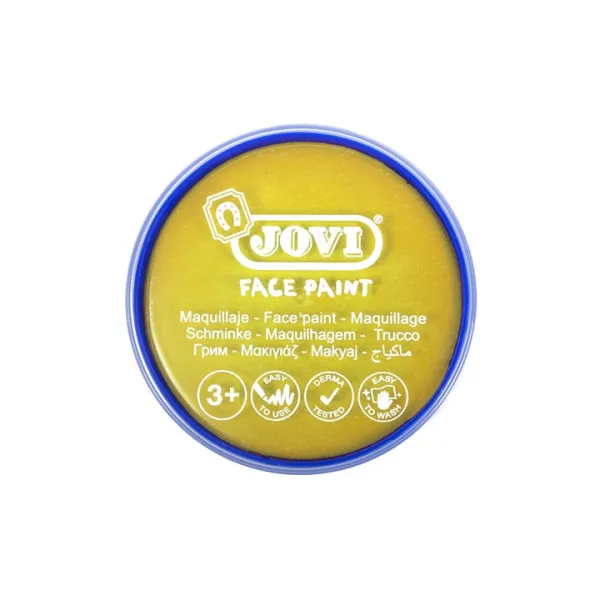 Farba na tvár v kelímku JOVI 8 ml - žltá