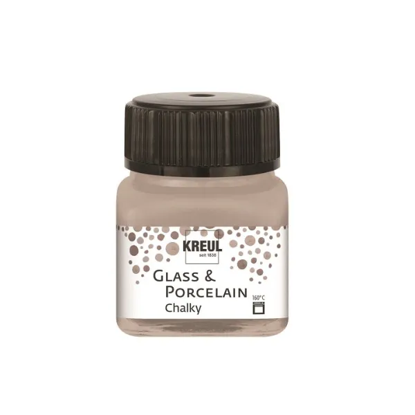 Kriedové farby na sklo a porcelán Kreul 20 ml - Noble Nougat