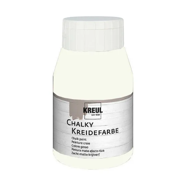 Kriedové farby KREUL 500 ml - biela cotton