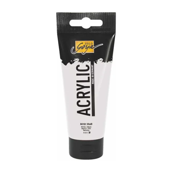 Akrylová farba Solo Goya Acrylic 100 ml - 01 biela