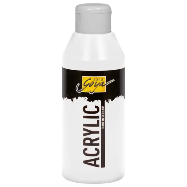 Akrylová farba Solo Goya Acrylic 250 ml - 01 - biela