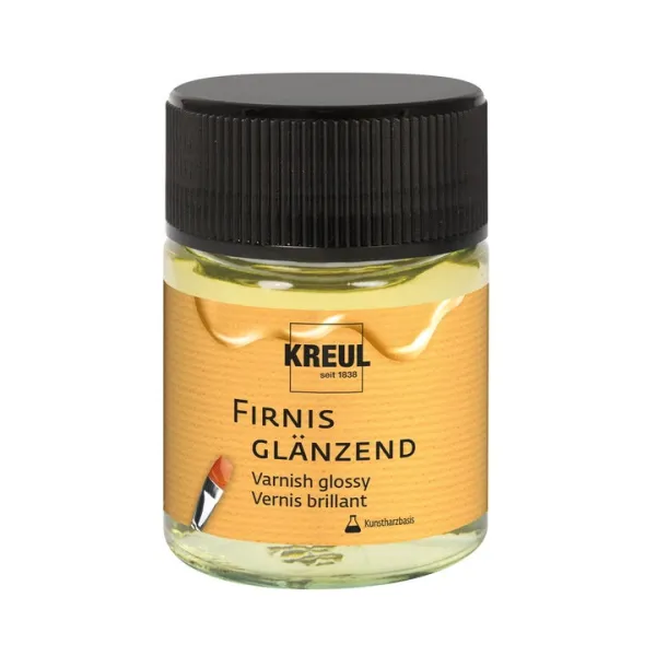 Lesklý lak pre akrylové a olejové farby - 50 ml