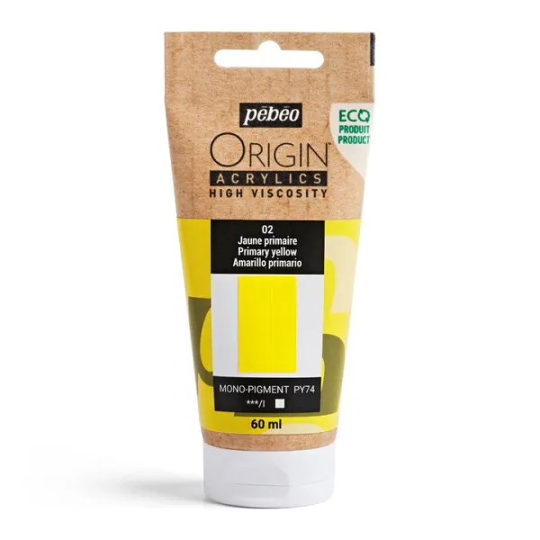 Akrylová farba Pebeo ORIGIN 60 ml - základná žltá