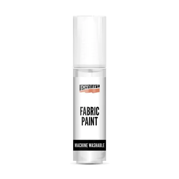Farba na textil Pentart 20 ml - biela