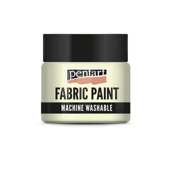 Farba na textil svietiaca v tme Pentart 30 ml - bledomodrá