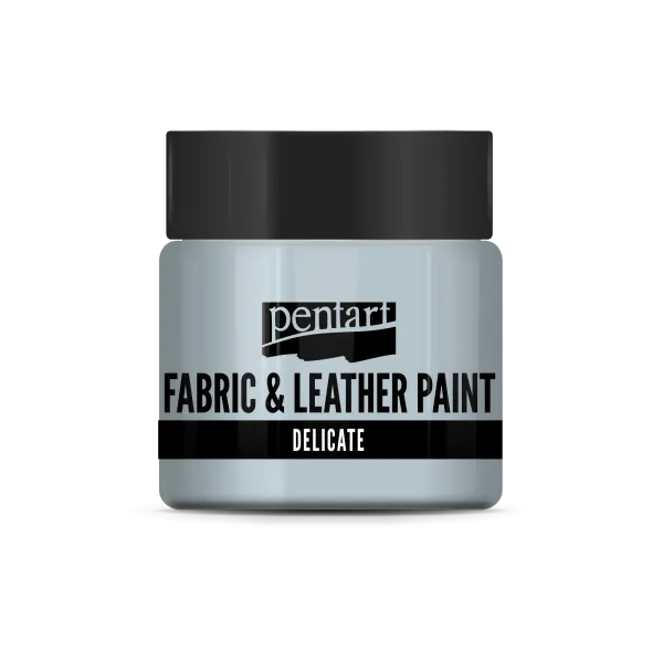 Farba na jemný textil a kožu Pentart 50 ml - modrastá strieborná
