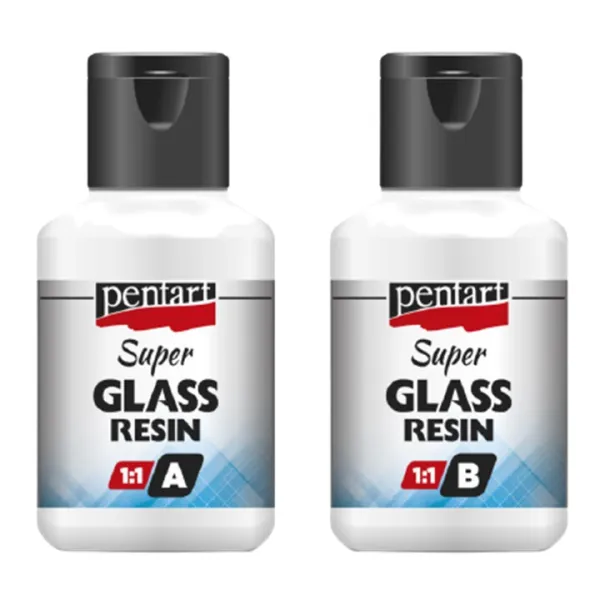 Číra živica Super Glass Pentart 1:1 - 40 ml