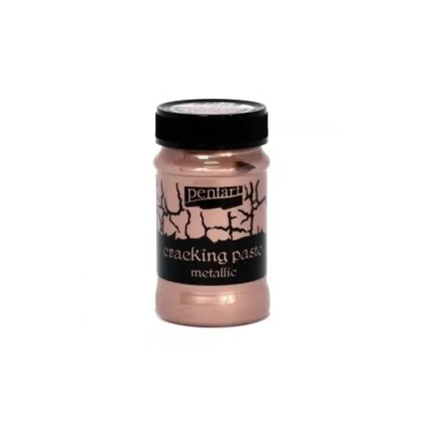 Praskajúca pasta metallic Pentart 100 ml - Rose zlatá