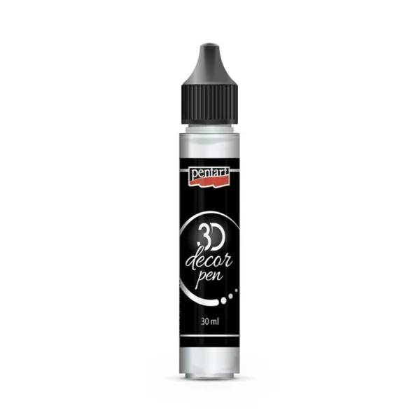 3D dekoračné pero Pentart 30 ml - 36090 - ľadový kvet