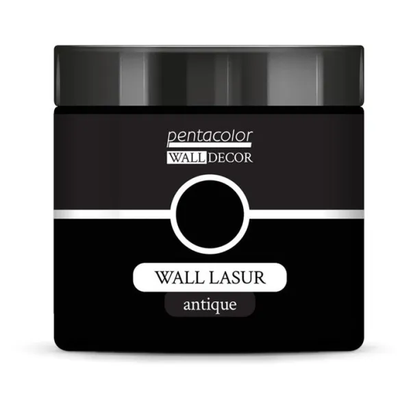 Lazúra na stenu s antickým efektom Wall Decor 500 ml - Čierna