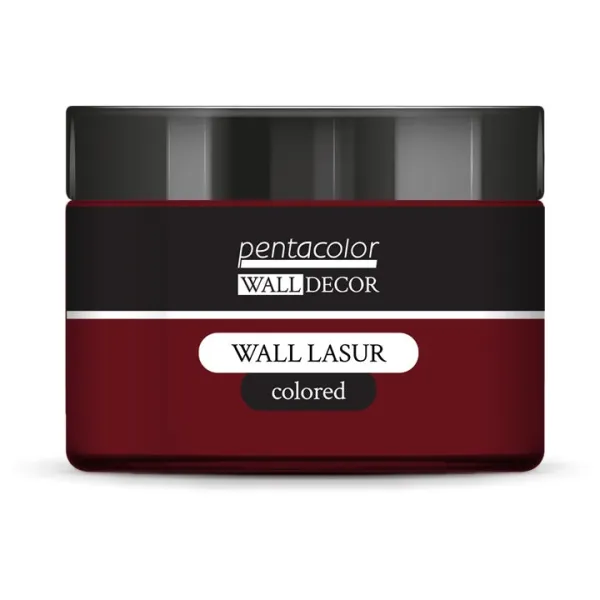 Farebná lazúra na steny 150 ml - Bordová