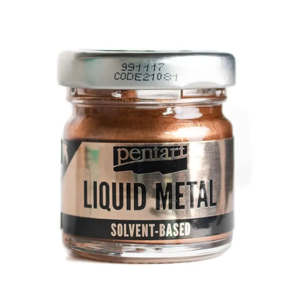 Tekutý kov PENTART - 30 ml - 21081 - medená