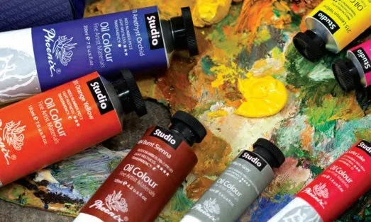 Olejová farba PHOENIX Studio Oil Colour - 120 ml - 227 - žltá Mid