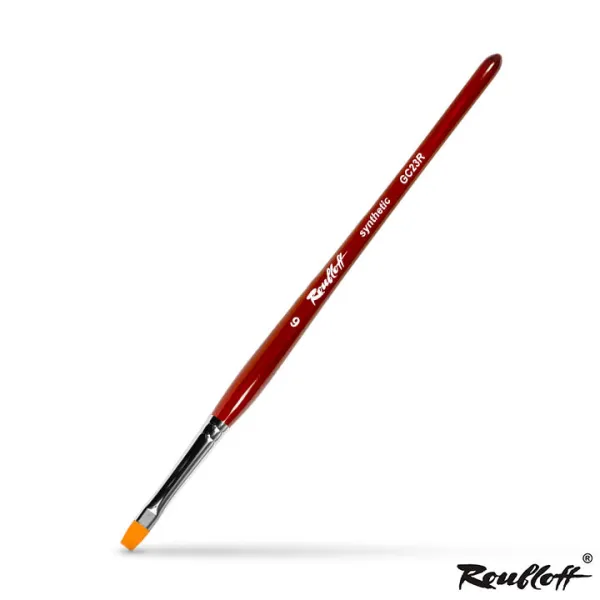 Plochý štetec Roubloff na modelovanie nechtov - no. 8