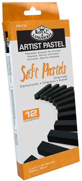 Suché pastely - Royal & Langnickel SET12  čierne odtiene