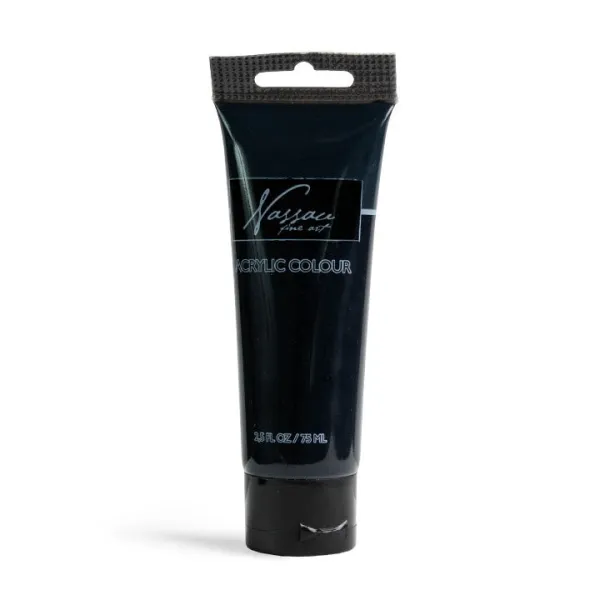 Akrylová farba Nassau Fine Art v tube 75 ml - čierna