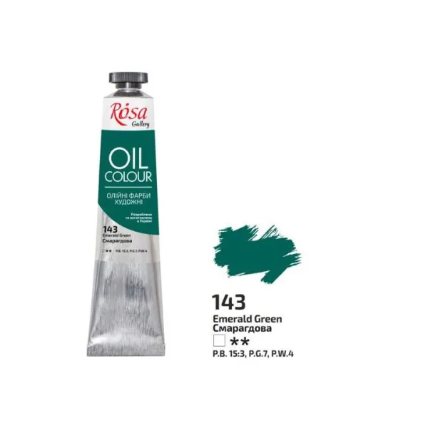 Olejové farby Rosa Gallery 45 ml - 143 smaragdová zelená