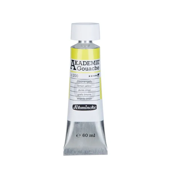 Schmincke Akademie gvašové farby v tube 60 ml - 200 citronovožltá