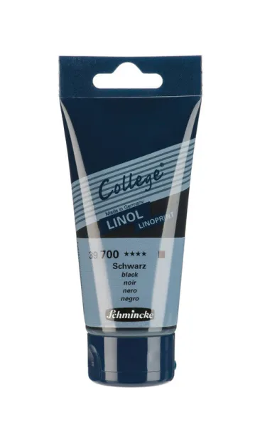 Farba na linoryt Schmincke College Linol 75 ml - 700 Čierna