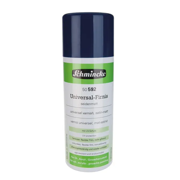 Univerzálny lak Schmincke polomatný, v spreji - 150 ml
