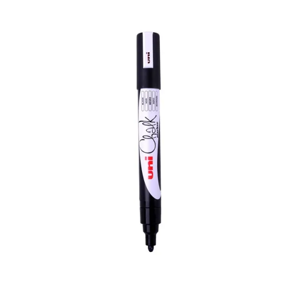 Kriedový popisovač UNI POSCA PWE-5M 1.8 - 2.5 mm - čierna