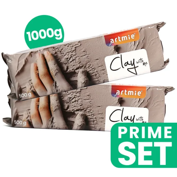 Sada modelovacích hmôt ARTMIE Clay with me 2x500g
