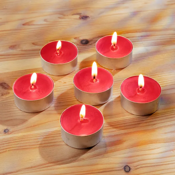 6 aromatických čajových sviečok "Lesné plody"