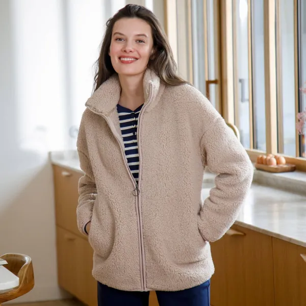 Sherpa mikina na zips