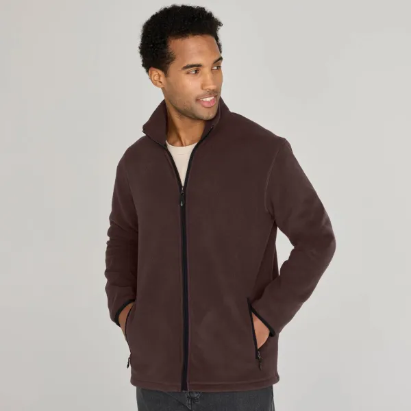Bunda na zips, z mikrofleece