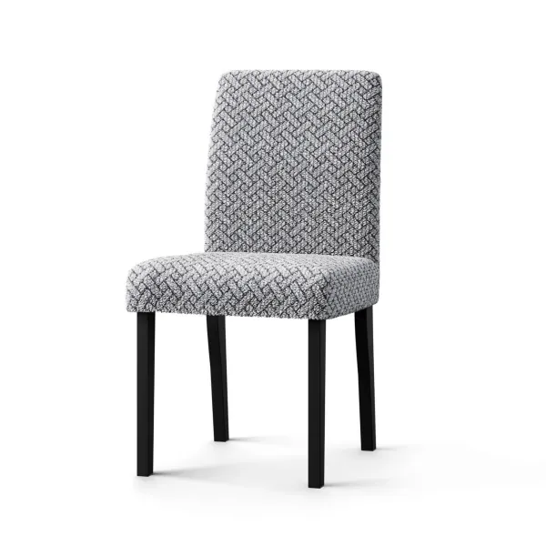 Žabkovaný poťah z mikrovlákna s ratanovým vzorom, na stoličku