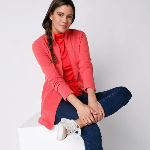 Fleecová bunda na zips
