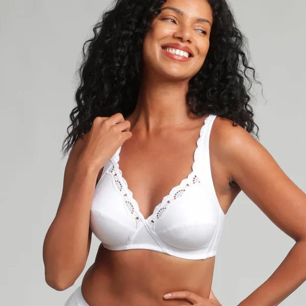 Polovystužená podprsenka Cotton support Playtex®, bez kostíc