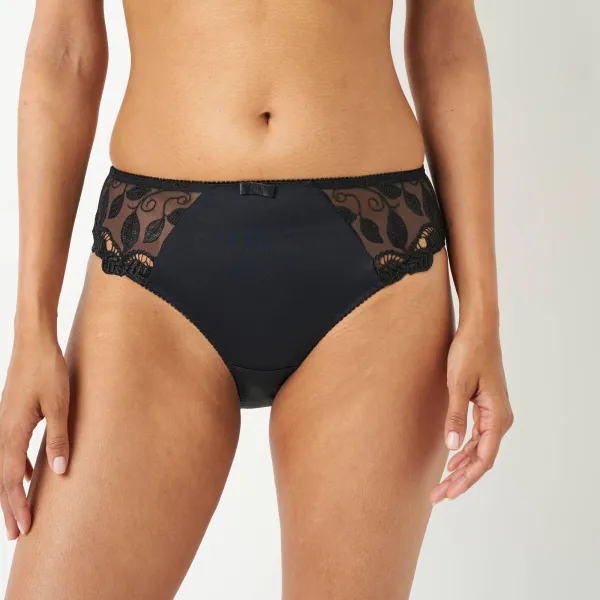 Súprava 2 klasických nohavičiek Rima zn. Confidence Lingerie® z mikrovlákna a vyšívaného tylu