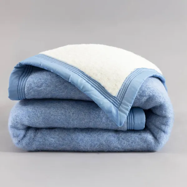 Dvojfarebná vlnená prikrývka 800g/m2