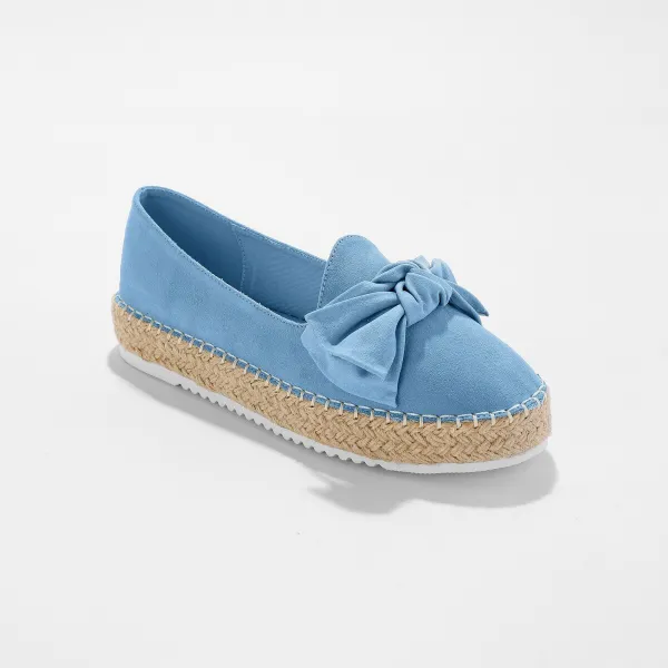 Mokasíny espadrilky s mašľou