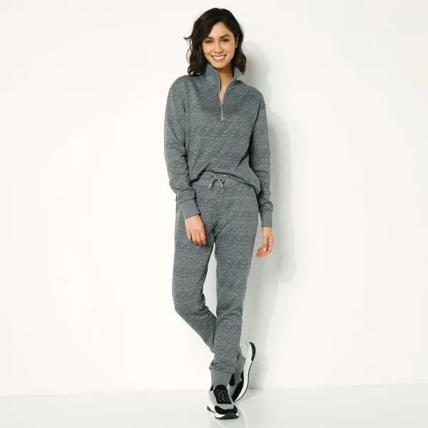 Moltónové jogging nohavice